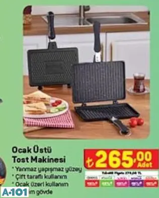 OCAK ÜSTÜ TOST MAKİNESİ OCAK ÜSTÜ TOST MAKİNESİ